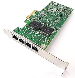 HINYSENO 4 Port RJ-45 10/100/1000Mbps PCI-Express x