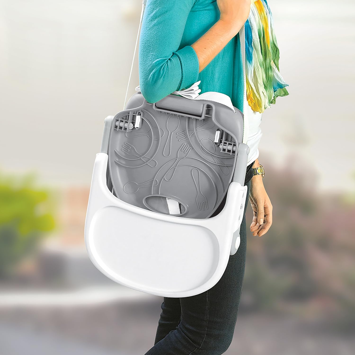 Chicco Pocket Snack Booster Seat, Grey : Baby