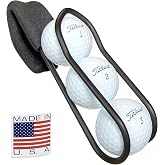 SnakeBelly Golf Ball Holder - Pro with Quick-Draw Release (Black)