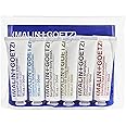 Malin + Goetz Essentials Starter Kit, Set of 6, 1 Fl. Oz. – Face Cleanser, Face Moisturizer, Hand & Body Wash, Body Moisturizer, Hair Shampoo & Conditioner - Travel Size Toiletries