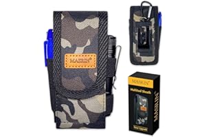 MASRIN Multitool Sheath-Multi Tool Pouch,Multi Tool Sheath for Belt,Multitool Case,Pocket Knife Belt Holder,Small Tool Pouch Compatible with Multitool Accessories with Leather Logo and Belt Clip for Man