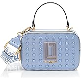 KARL LAGERFELD womens Simone Studded Camera Crossbody