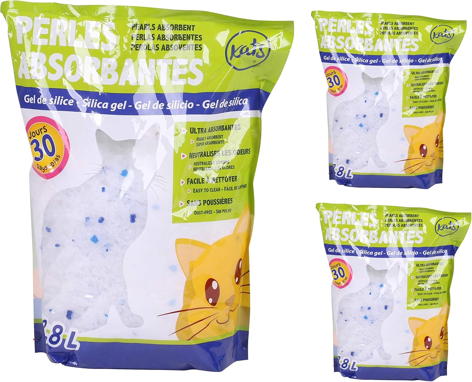 Kats Cat Litter Silica Gel Pearls Cat Litter Crystals Granules Highly