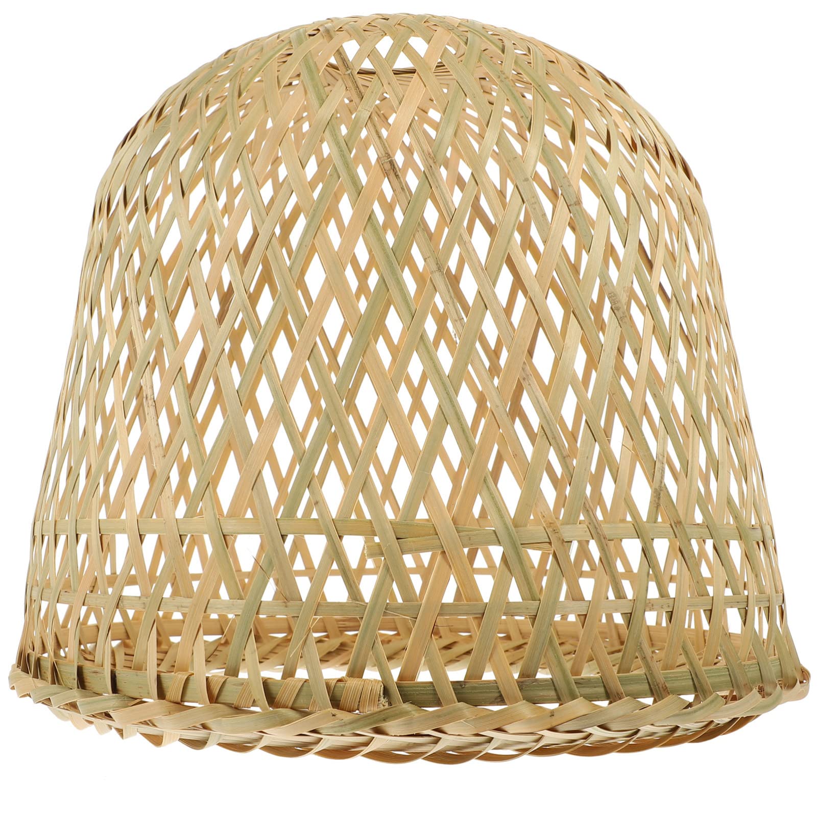 MAGICLULU Indoor Wall Lights Vintage Decor 1Pcs Woven Pendant Lamp Shade Lamp Shade Handmade Weave Lighting Natural Wicker for Living Room Kitchen Indoor Wall Lights Vintage Decor