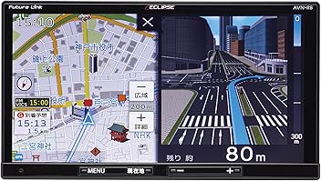 デンソーテン販売 イクリプス(ECLIPSE) カーナビ AVN-R8 地図無料更新 地デジ(ワンセグ/フルセグ)/VICS WIDE/SD/CD/DVD/USB/Bluetooth/Wi-Fi 7型 AVN-R8