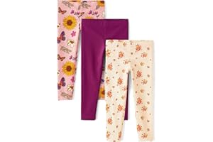 The Children's Place Baby-Girls and Toddler Printed Leggings, Multipacks