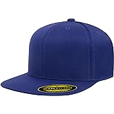 Flexfit Men's Flexfit 210 Fitted Flat Bill Cap Hat