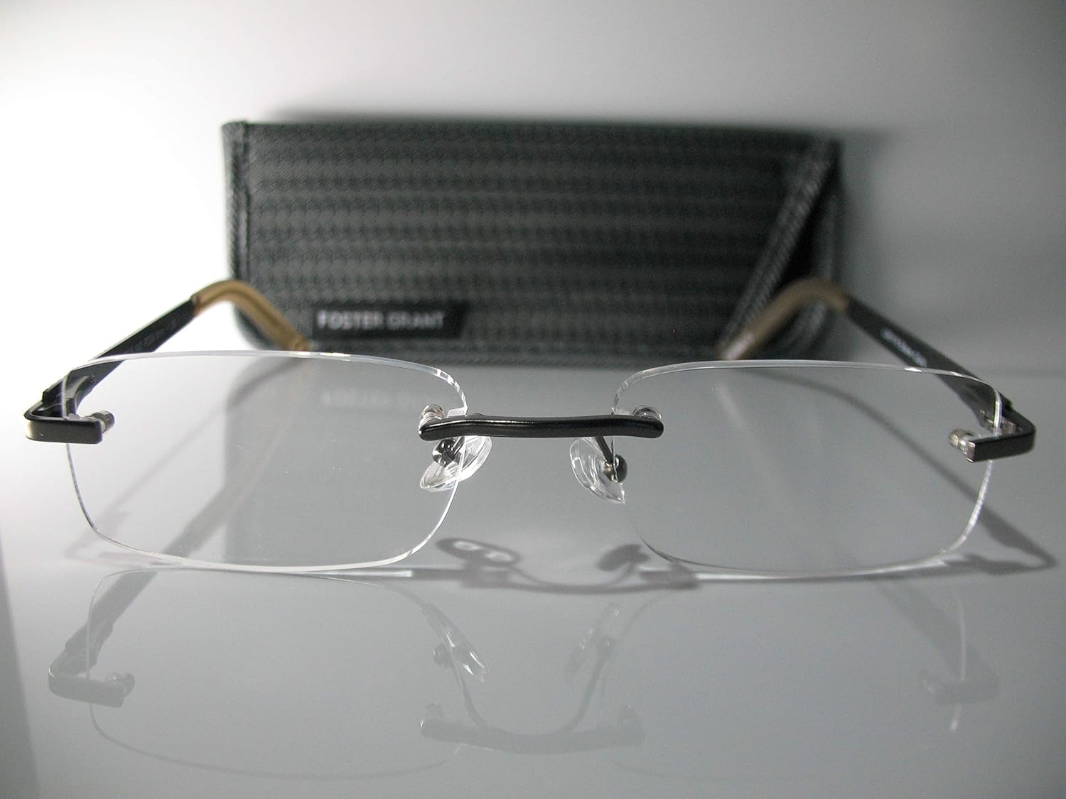 foster grant rimless sunglasses