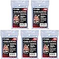 Ultra Pro 5 (Five) Pack Lot of 100 Soft Sleeves/Penny Sleeve for Baseball Cards & Other Sports Cards