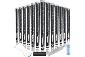 CHAMPKEY WRAP-Y Rubber Golf Grips 13 Pack Come with All Repair Kits - High Feedback and Traction Golf Club Grips