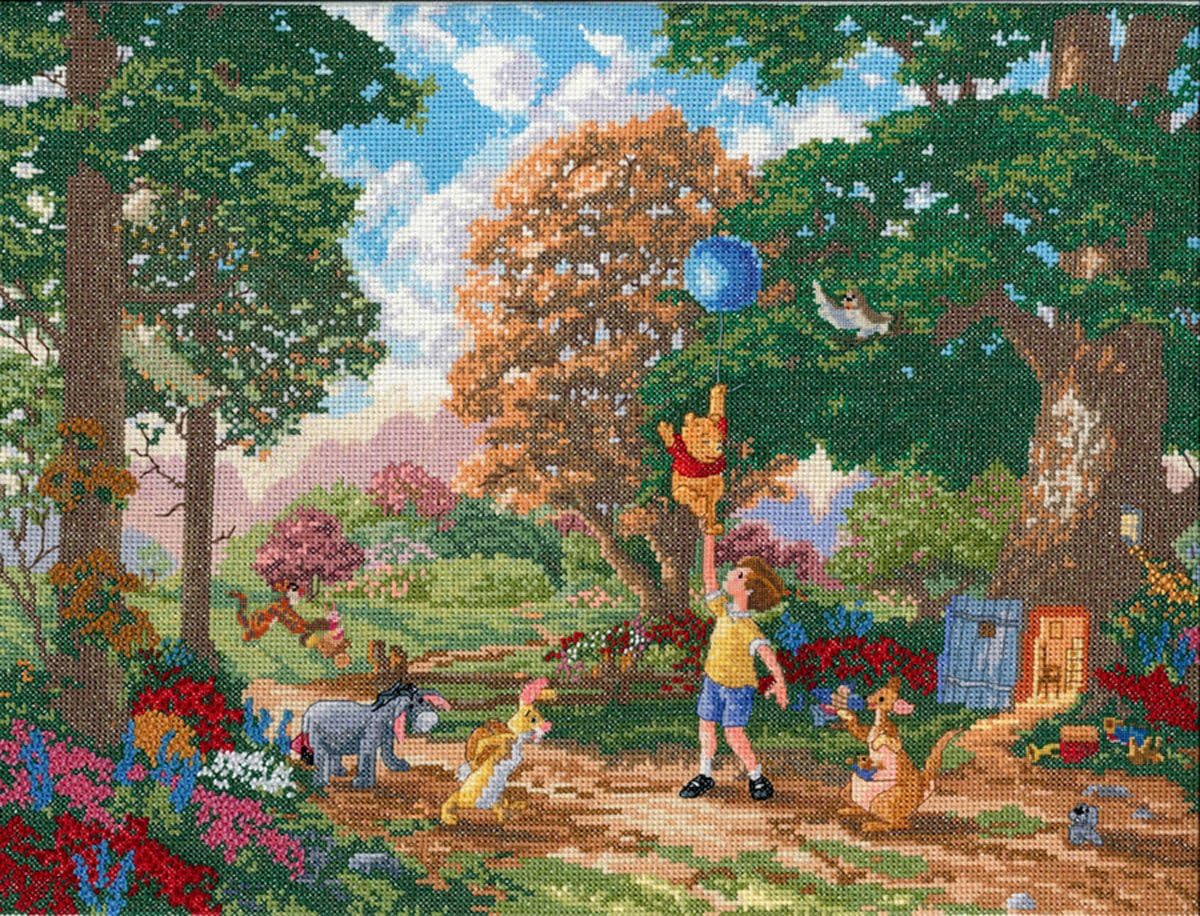 Amazon クロスステッチ刺繍キット Disney ディズニー Winnie The Pooh Ii くまのプーさん 刺しゅうキット 通販