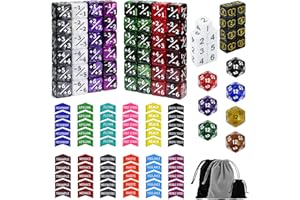 FIGURESLAB 130PCS MTG Keyword Counters Tokens & MTG Life Counter Dice Set for Magic Card Accessories, Compatible with MTG CCG Card Gaming Accessories