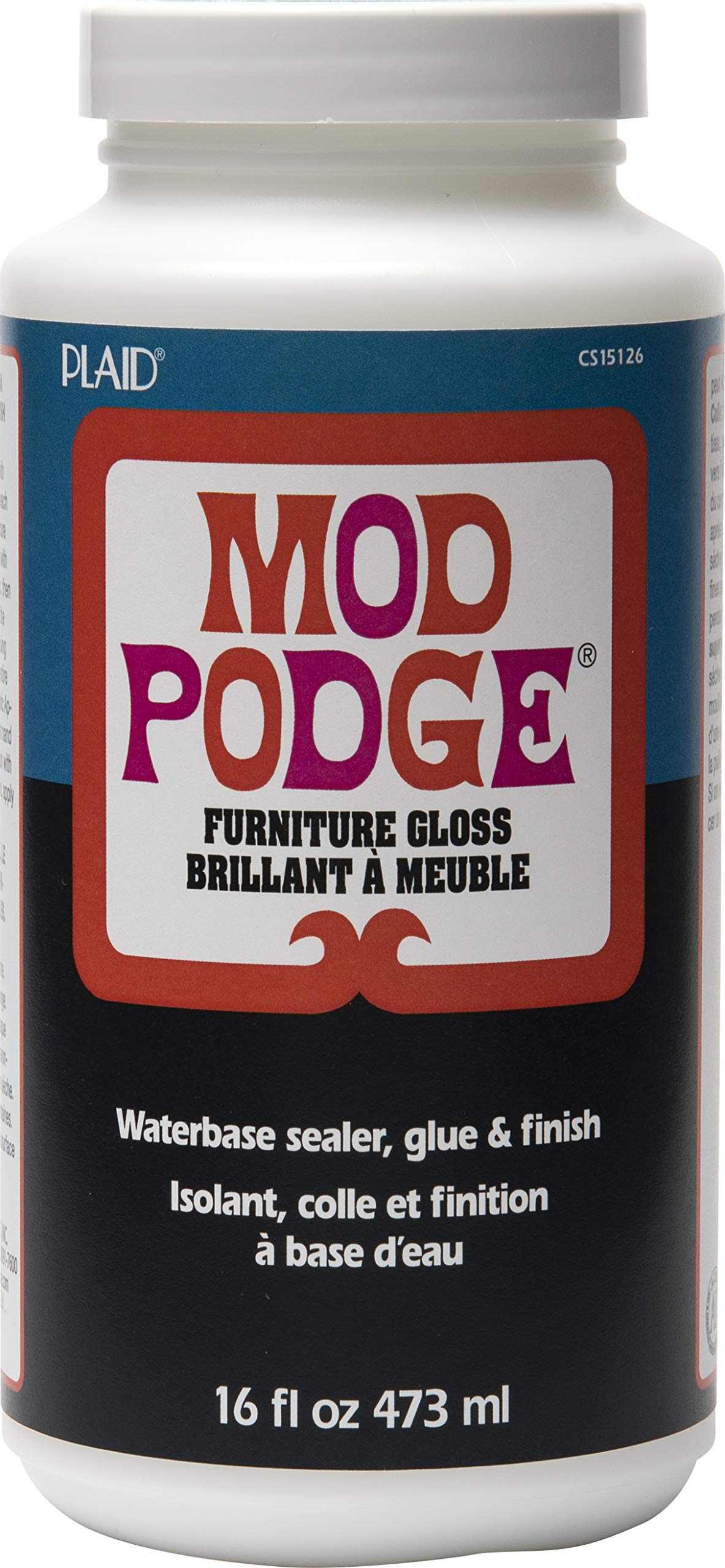 Mod Podge Furniture Gloss Finish-16 oz, 16 oz, Transparent, PECS15126