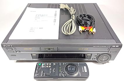 Amazon Sony Hi8 Vhsビデオデッキ Wv H4 Vhsビデオデッキ 通販