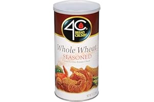 4C Premium Bread Crumbs, Whole Wheat Seasoned with Pecorino Romano Cheese 1 Pack, Flavorful Crispy Crunchy, Value Pack