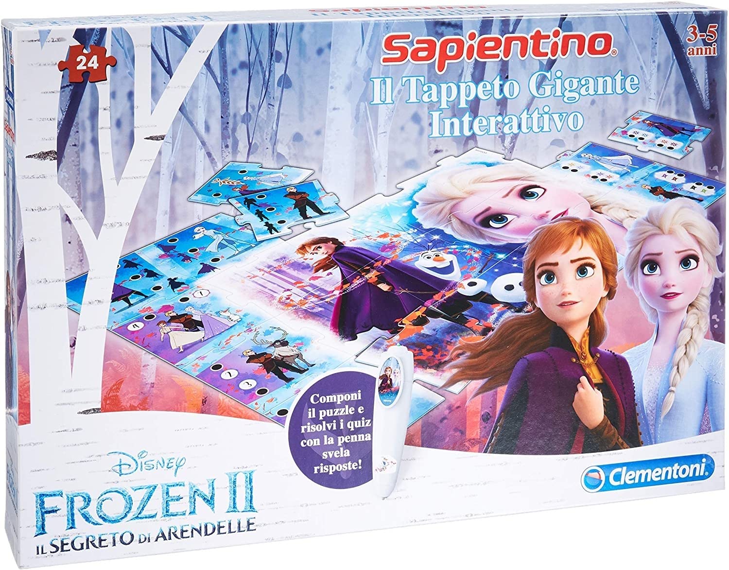 Clementoni Puzzle Game Frozen 2 Rug multi-coloured