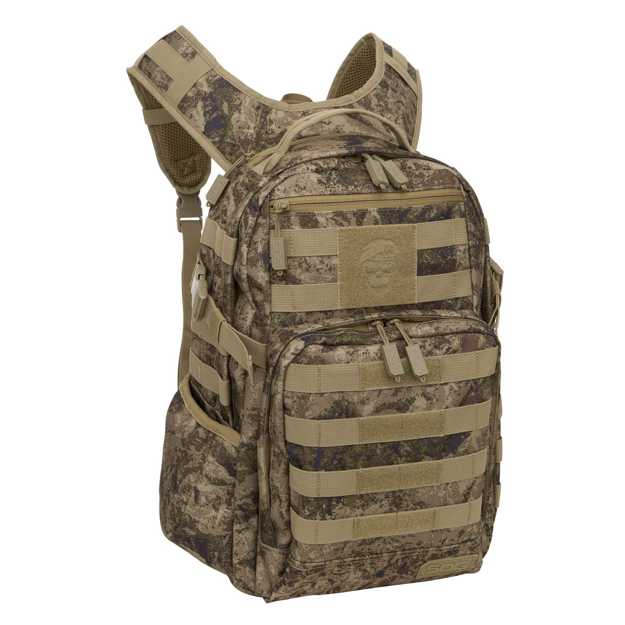 SOG Ninja Tactical Daypack Backpack Desert Camo Molle Jeff Bibb