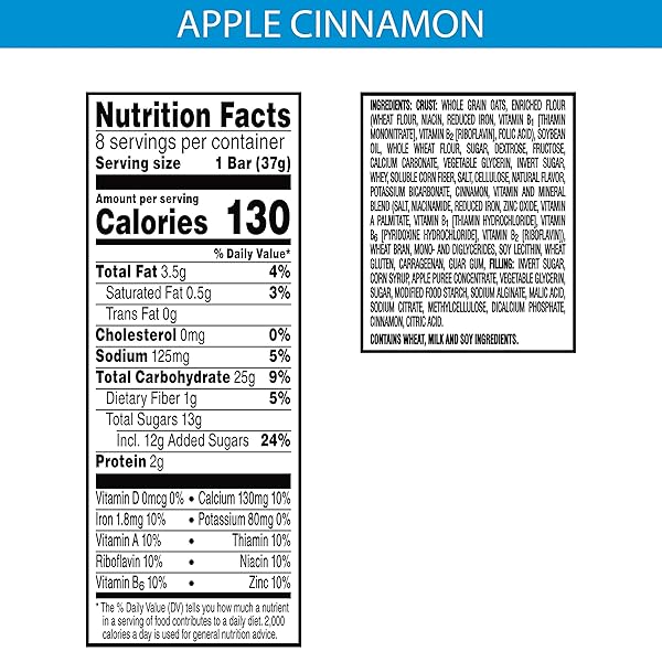 KELLOGG’S NUTRI GRAIN BAR APPLE CINNAMON (16 BARS)