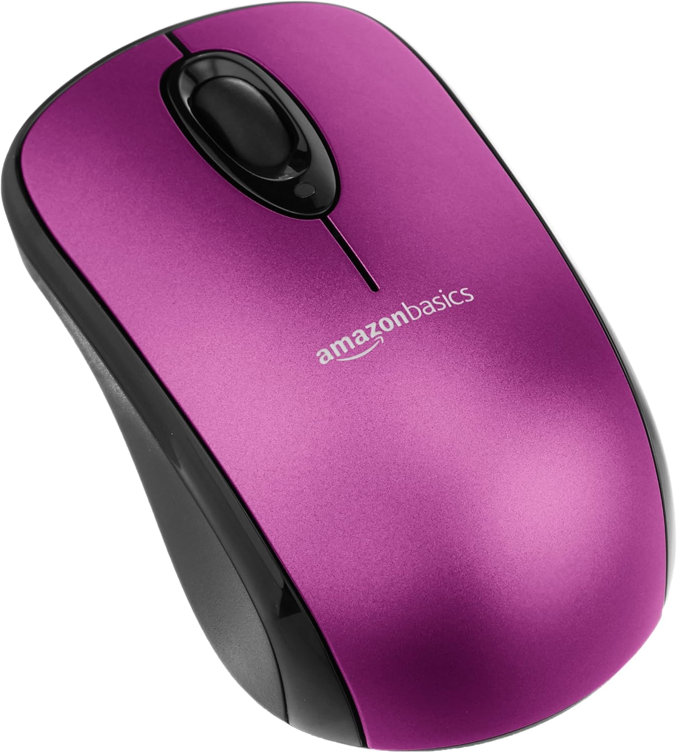 AmazonBasics Wireless Mouse with Nano Receiver Purple Amazon.co.uk