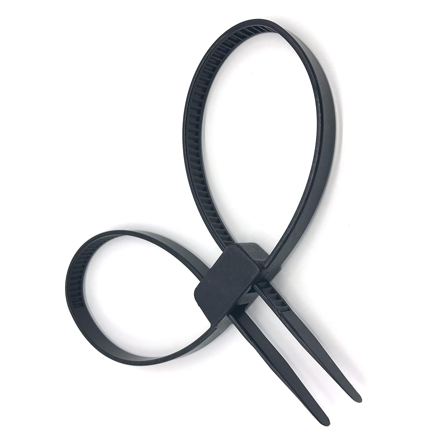 MAIMII Heavy Duty Police Nylon Black Double Zip Ties Handcuffs Cable