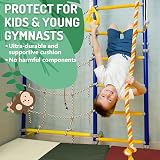 PhysKcal 5-Panel Folding Gymnastics Tumbling Mat 195cm 75cm 2.8cm Handles view 3