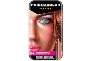 Prismacolor Premier Colored Pencils Portrait Set Soft Core Adult Coloring 24 Pack