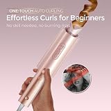 TYMO CurlPro Plus Automatic Curling Iron 32 mm Long Barrel Gold Blush UK view 2