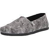 Toms Men's Alpargata 3.0 Espadrilles, Black/Black Repreve Distressed Washed Canvas,8
