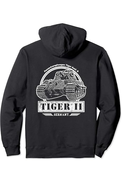 Amazon.com: Tiger I - WW2 Tank Pullover Hoodie : Clothing, Shoes u0026 Jewelry