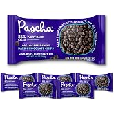 Pascha Organic Allergen-Free Bittersweet Dark Chocolate Chips 85 Percent Cacao 8.8 Ounce Pack of 6 Bags (Total 52.8 Ounce)