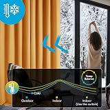 Deconovo Noise Reduction Blackout Curtains Pencil Pleat 55x96 Orange Pair view 2