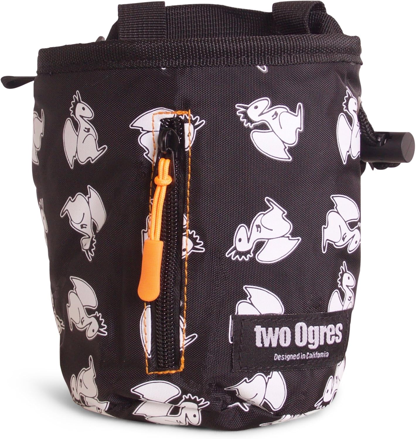 two Ogres Basique v2 Climbing Chalk Bag with Belt and Zippered Pocket