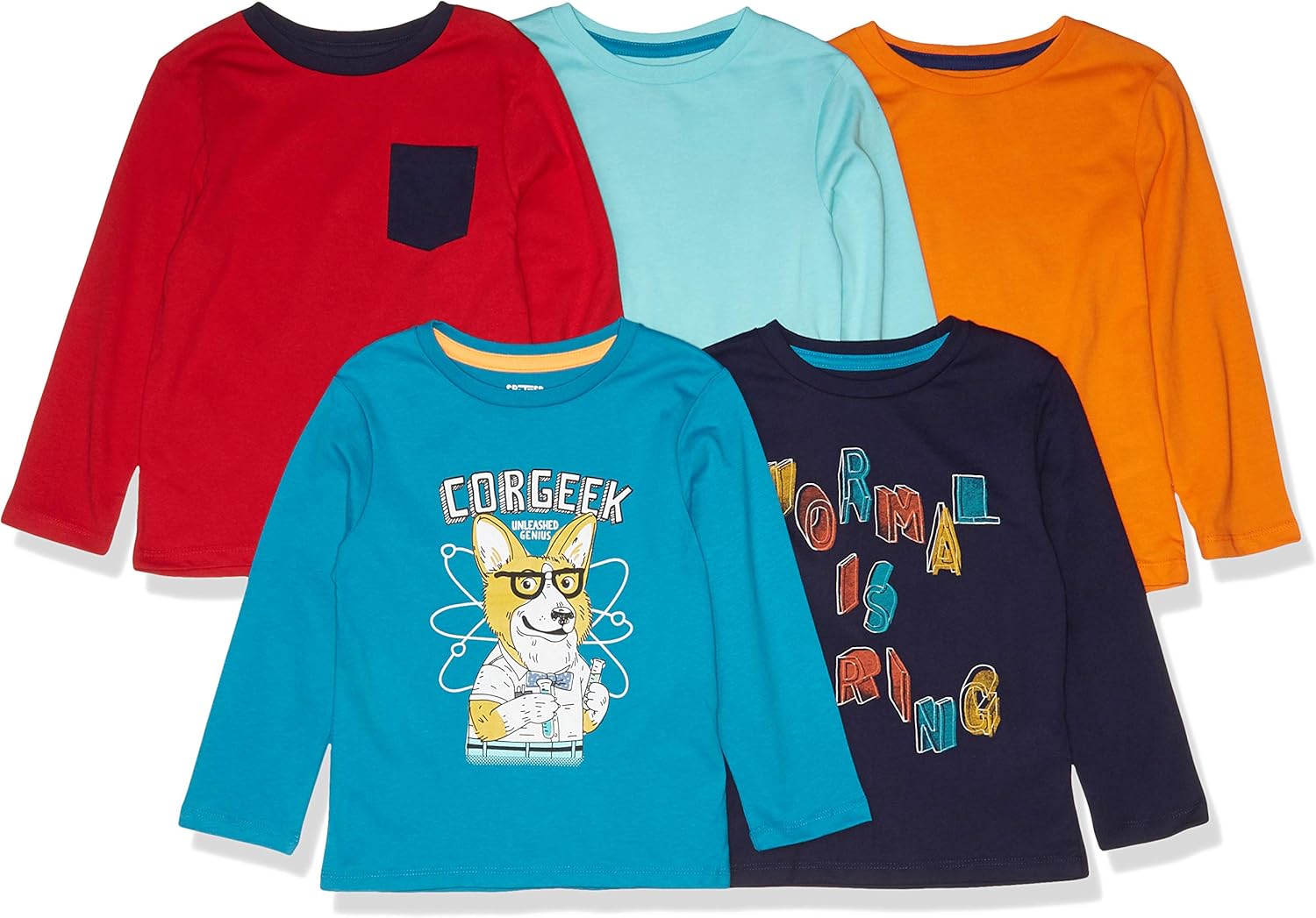  Brand - Spotted Zebra Boys Long-Sleeve T-Shirts: Clothing