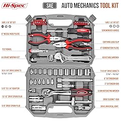 Hi-Spec Tools 67pc SAE Auto Mechanics Hand Tool Kit