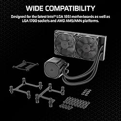 CORSAIR Nautilus 240 RS Liquid CPU Cooler – 240mm