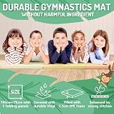 PhysKcal 5-Panel Folding Gymnastics Tumbling Mat 195cm 75cm Thick 2.8cm view 2