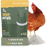 Reliant Pet Chicken Dust Bath - 7lbs, Made in USA Natural Dust Bath for Chickens - Ideal Chicken Dust for Bath Tub Mix - Poultry Dust Powder for Chicken Coop