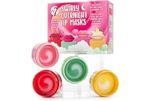 W7 Sweet Dreams Overnight Lip Mask Gift Set - Cherry, Watermelon, Bubblegum & Vanilla - Lip Treatments - Stocking Stuffer