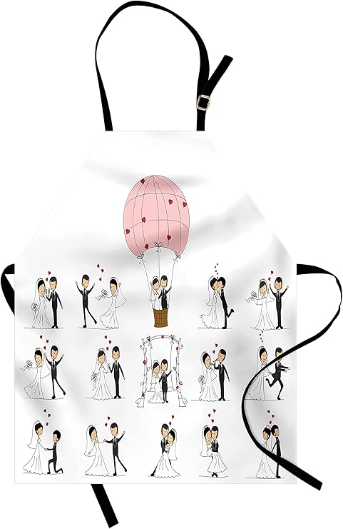 bride and groom bibs