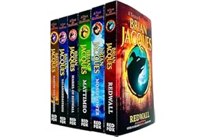 Redwall Series Books 1 - 6 Collection Set by Brian Jacques (Redwall, Mossflower, Mattimeo, Mariel of Redwall, Salamandastron 