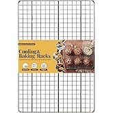 Utopia Kitchen Cooling Racks for Baking, Stainless Steel Wire Cookie Rack Fits Jelly Roll Sheet Pan, Oven Safe for Cooking, R