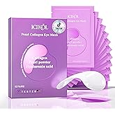 ICIKOL Collagen Under Eye Patches Mask - Undereye Patches for Dark Circles, Puffiness, Wrinkles - Gel Under Eye Patches, Birthday Gifts for Women - Gifts for Women - Vegan (12 Pairs, Pearl Powder)