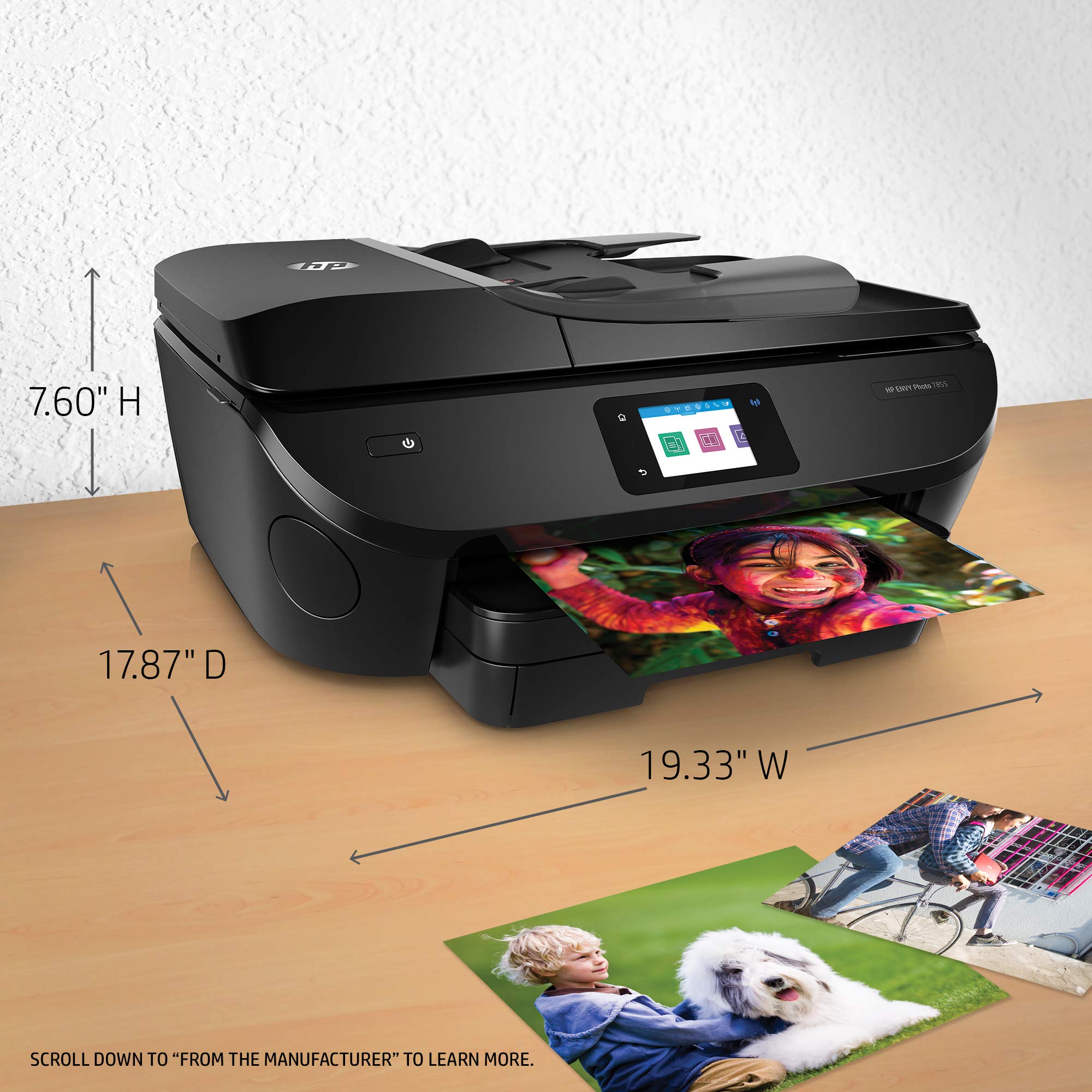 HP ENVY Photo 7855 All in One Photo Printer with Wireless Printing, HP
