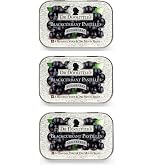 Dr. Doolittle&rsquo;s Sugar Free Soft Fruit Pastilles for Voice and Throat, Blackcurrant Flavor, 2.12 Ounce Tin, approximately 25 Count Package, 3 Pack