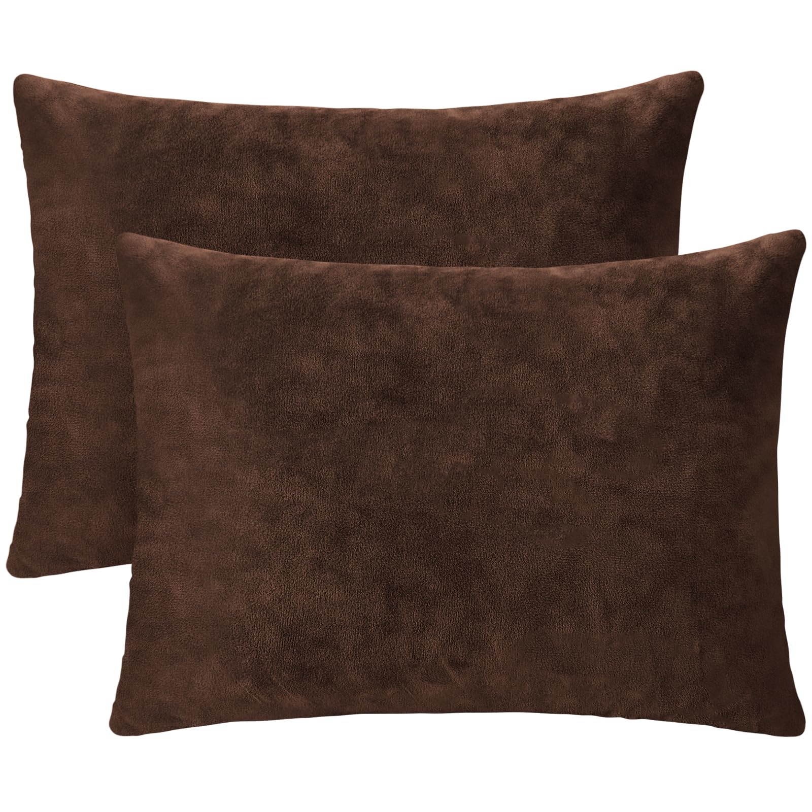 Photo 1 of 1 MIDDLE ONE 2 Pack Small Pillow, 16 X 12 Inches, Memory Foam Mini Pillow for Travel, Camping, Sleeping, Nap and Neck, Knee, Lumbar Support, Tiny Cushion for Pet, Dogs (Brown)