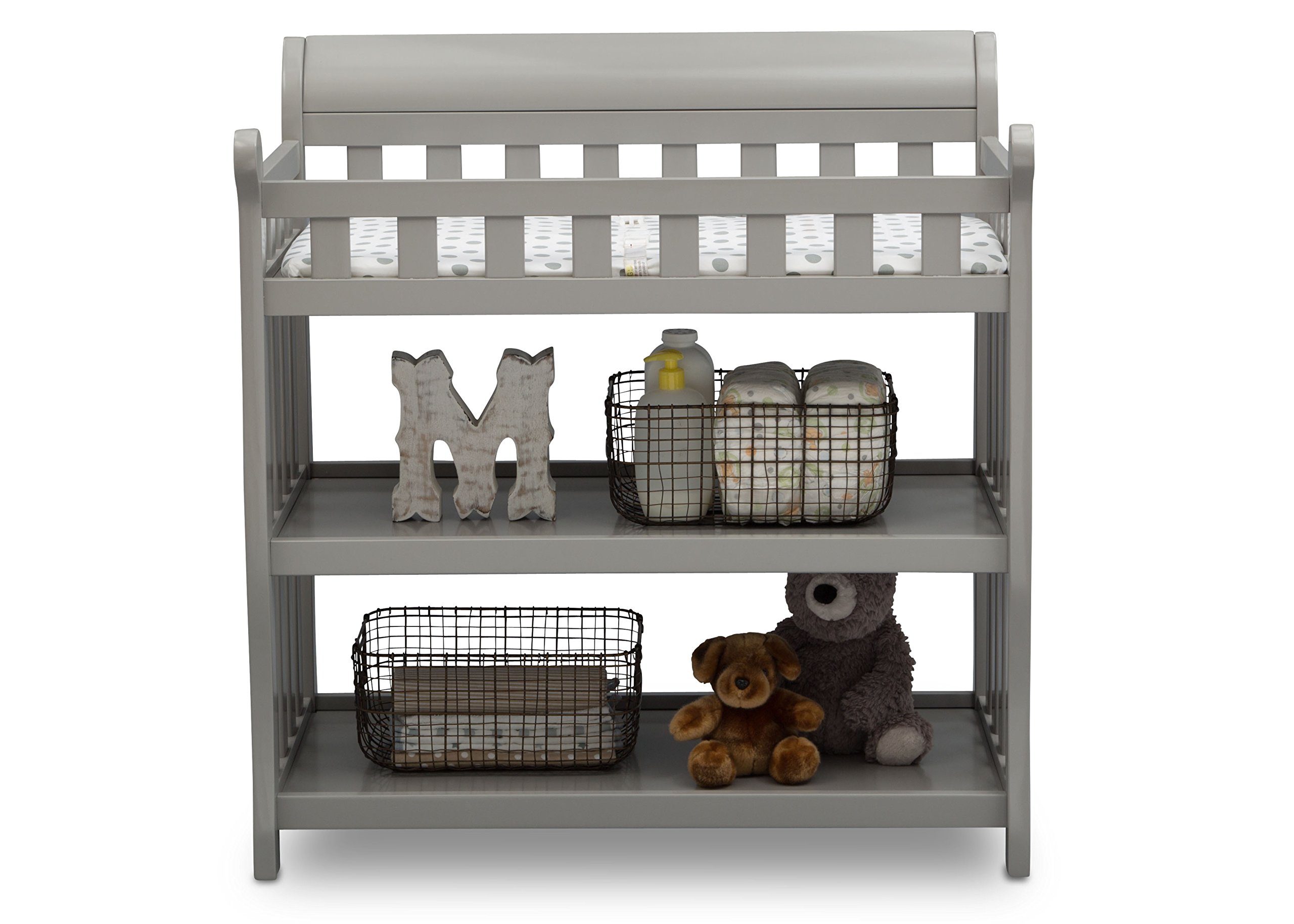 Delta Children Eclipse Changing Table, Grey
