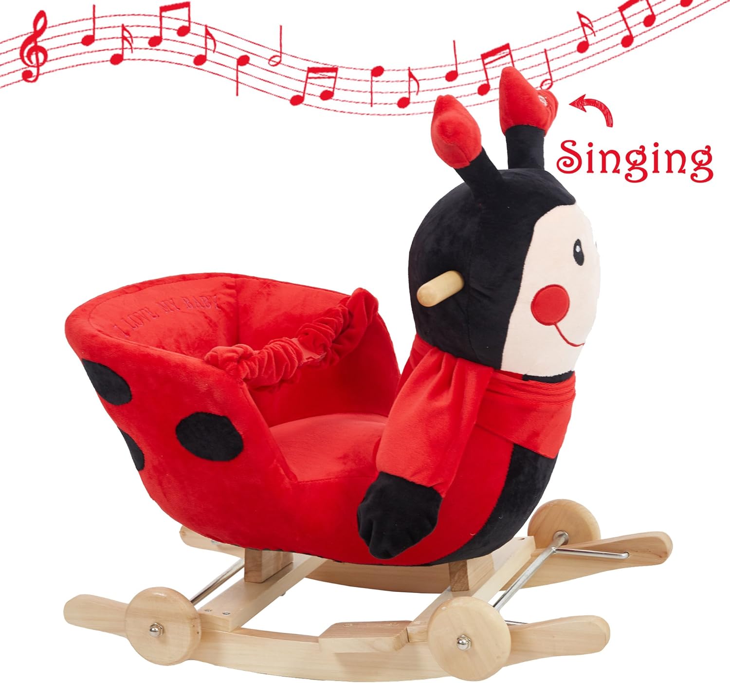 ladybug rocking horse