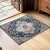 Collive Washable Indoor Doormat, Non Slip Retro Floor Mat 24" x 36" Area Rug Quick Absorbent Entrance Rug Distressed Front Door Mat, Welcome Mats Entryway Rug Doormats for Kitchen Home Patio