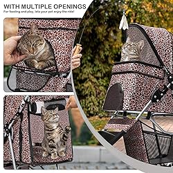 MoNiBloom 3 Wheels Pet Dog Cat Stroller for Small