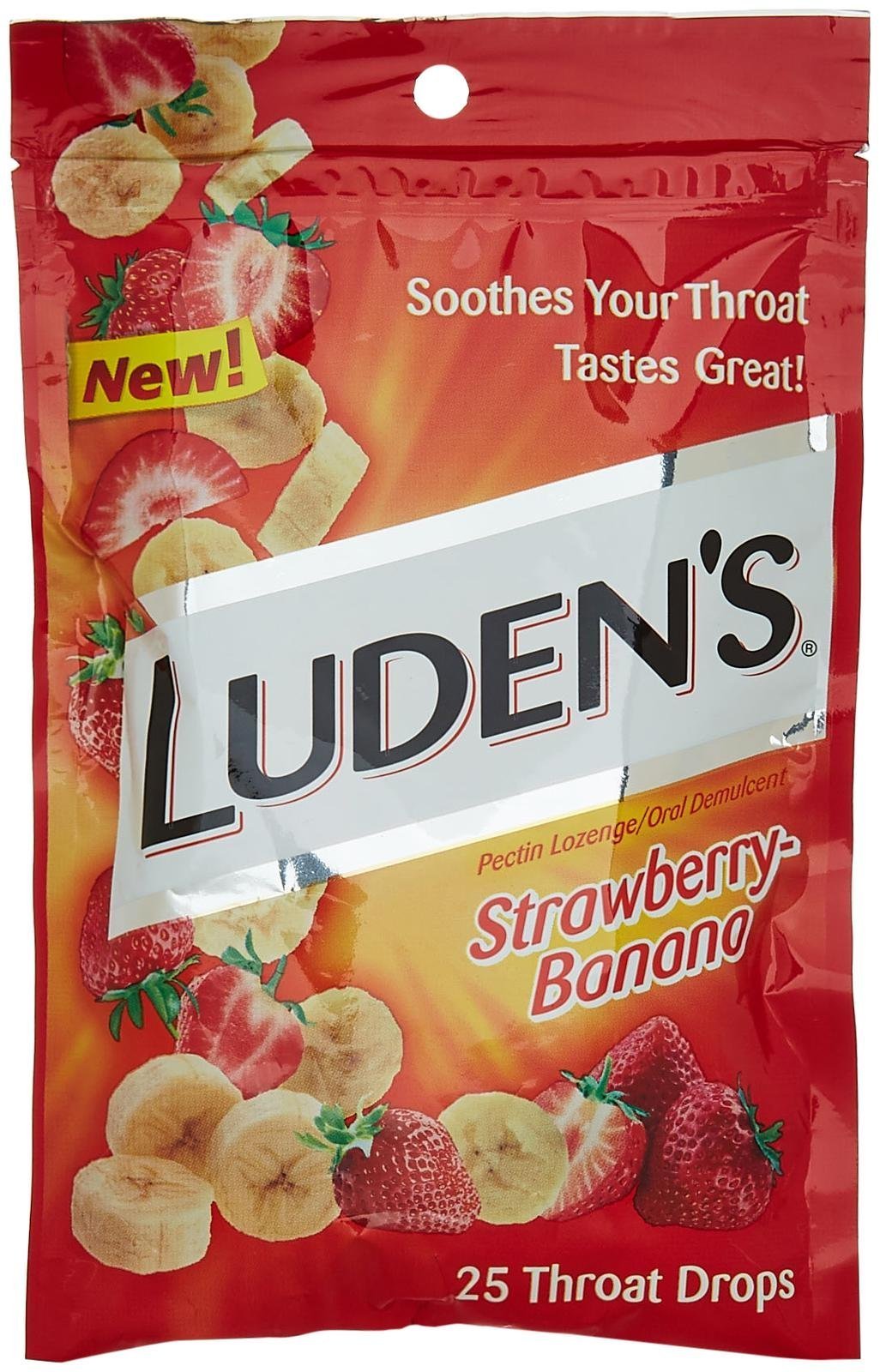 New Ludens Blue Raspberry Cough Drops, Single Pack Beauty